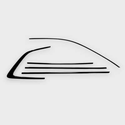 Trim Illusion - Trim Illusion WT6012BLK Front &Rear Window Trim Set Black 23-25 Honda CR-V