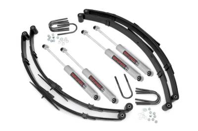 Rough Country Suspension Systems - Rough Country 73530 4" Suspension Lift Kit for 64-80 Toyota FJ40 Land Cruiser