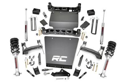 Rough Country Suspension Systems - Rough Country 29133 5" Suspension Lift Kit for 14-18 Silverado/Sierra 1500 4WD