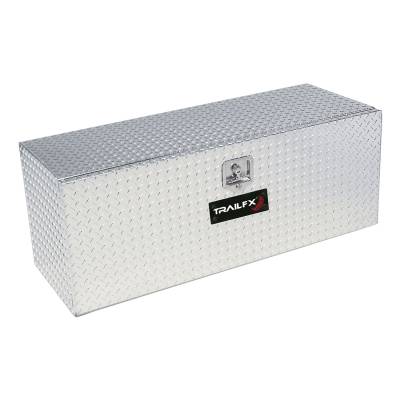 TrailFX - TrailFX 190361 Underbody Tool Box 36" Bright Polished Aluminum Single Lid