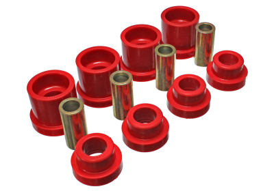 Energy Suspension - Energy Suspension 7.1117R Sub-Frame Bushing Set Rear Polyurethane Red