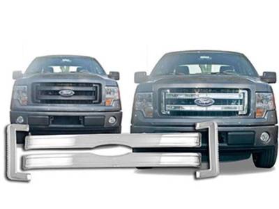Quality Automotive Accessories - Quality Automotive SGC53308 Grille Accent Kit 13-14 Ford F150