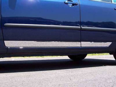 Quality Automotive Accessories - QAA TH24113 Stainless Rocker Panel Trim 4Pc for 03-08 Toyota Corolla