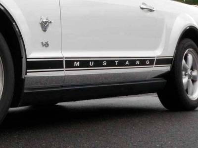 Quality Automotive Accessories - QAA TH45351 Stainless Rocker Panel Trim 6pc for 05-09 Ford Mustang