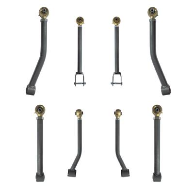 Raptor Series - Raptor 170107-45980 Front/Rear Control Arms 8pc 0-6" Lift for Jeep Wrangler JK