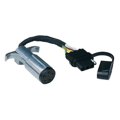 Husky Towing - Husky Towing 6-Way Round to 4-Way Flat Connector Adapter 13168