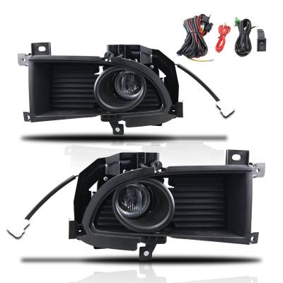 Winjet - Winjet CFWJ-0072-C Clear Fog Lights w/Wiring Kit for 06 Mitsubishi Lancer