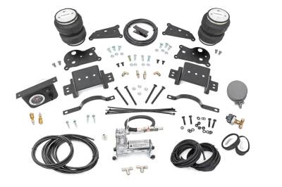 Rough Country Suspension Systems - Rough Country Rear Air Spring Kit w/Compressor for 14-24 Ram 2500 RWD 10037C