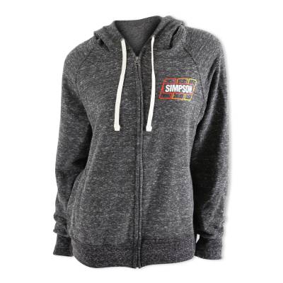 Simpson Safety - Simpson Safety 45012L Staging Zip-Up Hoodie Ladies Large Gray