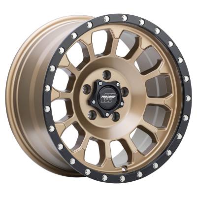 Pro Comp Wheels - Pro Comp Wheels PA34 ROCKWELL 17x8.5 5x5.0 0mm Matte Bronze/Black PXA9634-78573