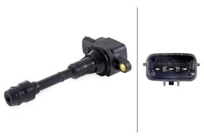 Hella - HELLA 358057221 Ignition Coil for 02-06 Nissan Sentra 2.5L-L4