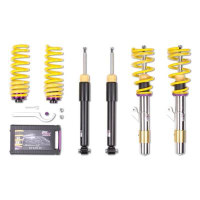 KW - KW 1022000D Height Adj. Stainless Coilover System w/Damping for BMW RWD
