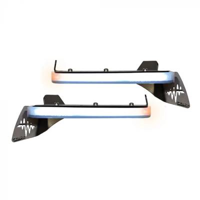 Quake LED - Quake LED QTE1058 Sport Slim Fender Chop w/Sequential & Side Marker for JL/JT