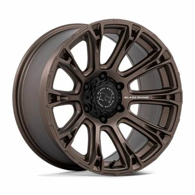 Black Rhino Hard Alloys - Black Rhino Wheels BR020 DIAMONDBACK 20x9 6x5.5 -12mm Bronze BR020ZX20906812N
