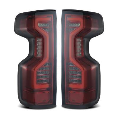AlphaRex - AlphaRex 620060 Red/Smoked LED Taillights for 19-25 Silverado 1500/2500/3500