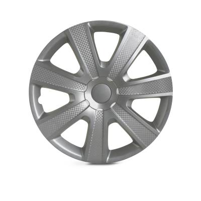 Winjet - Winjet CHB-5085-A-16 16" 4PC Wheel Cover Hubcaps Silver