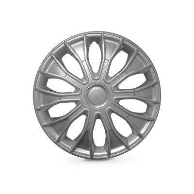 Winjet - Winjet CHB-5086-B-14 14" Wheel Cover Hubcaps 4Pc Set Silver