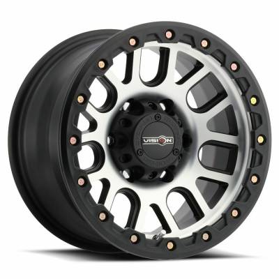 Vision Wheel - Vision Wheel 111 Nemesis 20X9 5x5.0 0mm Matte Black Machined Face 111-2973MF0