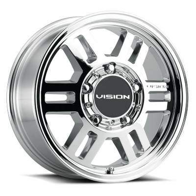 Vision Wheel - Vision Wheel 355 Manx 2 Overland 16X6.5 6x130 45mm Chrome 355-6663OEC45