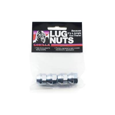 Gorilla Automotive - Gorilla 40047B Acorn Bulge Open End Lug Nuts 14mm x 1.50 Thread Black