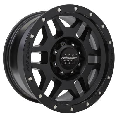 Pro Comp Wheels - Pro Comp Wheels PA41 PHASER 18x9 8x170 0mm Satin Black PXA5041-897050
