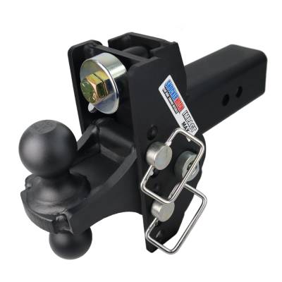 Shocker Hitch - Shocker Hitch SH-C125-340BLK Shocker HD 20K 2.5" Impact Max Cusion Hitch