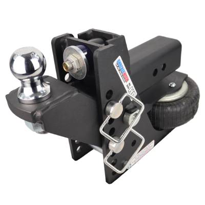 Shocker Hitch - Shocker Hitch SH-HDMB610-300-2 Shocker HD 20K 3" Max Black Air Receiver Hitch