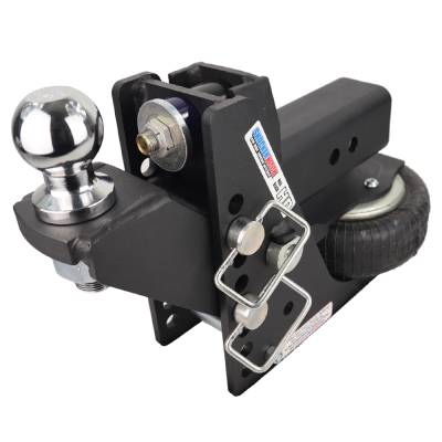 Shocker Hitch - Shocker Hitch SH-HDMB610-300-25 Shocker HD 20K 3" Max Black Air Receiver Hitch