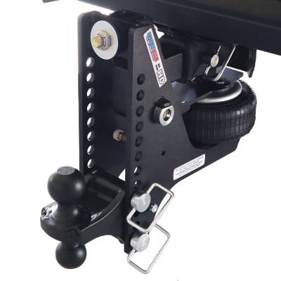 Shocker Hitch - Shocker Hitch SH-HDMB620-250-12BLK Shocker HD 20K 2.5" Max Super Drop Air Hitch