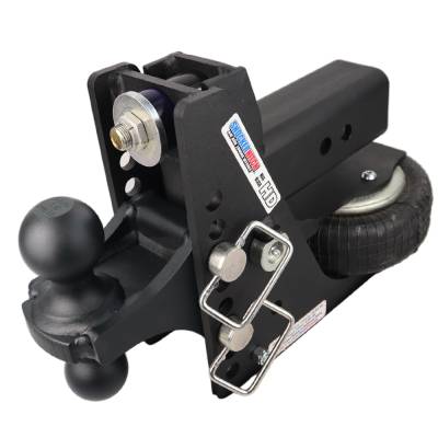 Shocker Hitch - Shocker Hitch SH-HDMB620-300BLK Shocker HD 20K 3" Max Black Air Receiver Hitch