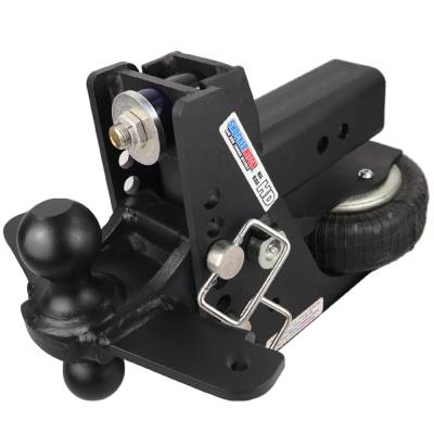Shocker Hitch - Shocker Hitch SH-HDMB620-300BLK-SC Shocker HD 20K 3" Max Black Air Hitch