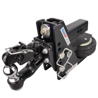 Shocker Hitch - Shocker Hitch SH-HDMB636-250-2 Shocker HD 16K 2.5" Max Black Air Receiver Hitch