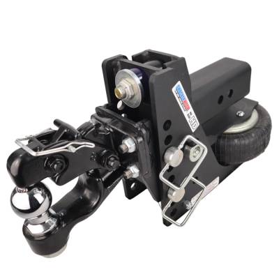 Shocker Hitch - Shocker Hitch SH-HDMB636-300-2 Shocker HD 16K 3" Max Black Air Receiver Hitch