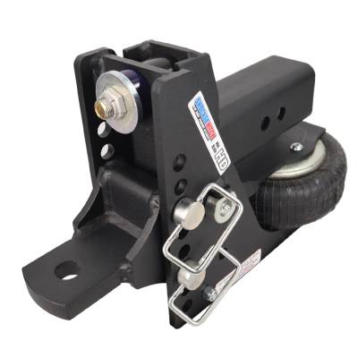 Shocker Hitch - Shocker Hitch SH-HDMB650-300 Shocker HD 20K 3" Max Black Air Receiver Hitch
