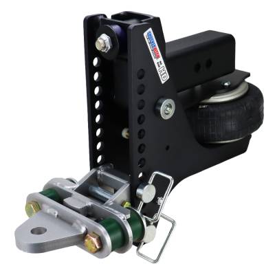 Shocker Hitch - Shocker Hitch SH-HDMB670-200-12 Shocker HD 20K 2" Max Black Super Drop Air Hitch
