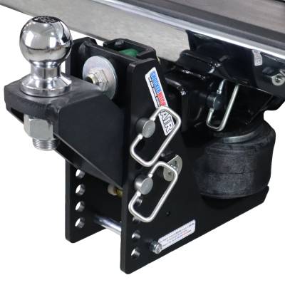 Shocker Hitch - Shocker Hitch SH-MB610-200-25 Shocker 12K 2" Max Black Air Receiver Hitch