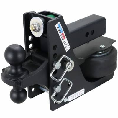Shocker Hitch - Shocker Hitch SH-MB620-250BLK Shocker 12K 2.5" Max Black Air Receiver Hitch