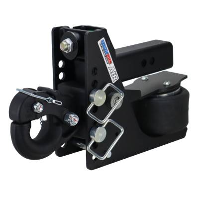 Shocker Hitch - Shocker Hitch SH-MB633-250 Shocker 12K 2.5" Max Black Air Receiver Hitch
