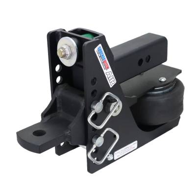 Shocker Hitch - Shocker Hitch SH-MB650-250 Shocker 12K 2.5" Max Black Air Receiver Hitch