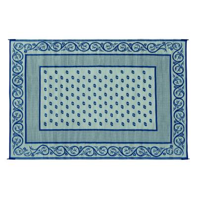 Faulkner - Faulkner 48701 Reversible Multipurpose Mat 9'x12' Vineyard Blue