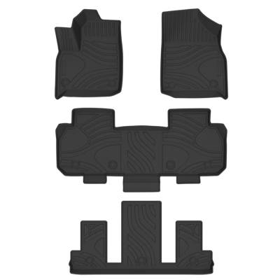 Black Horse Off Road - Black Horse FMCTR18 Totaliner 3.5mm HD Anti-Skid Floor Mat 18-23 Chevy Traverse