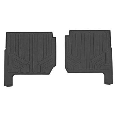 SMARTLINER - SMARTLINER UB0102 2nd Row BLACK Floor Liners for 20-21 Polaris Ranger 1000