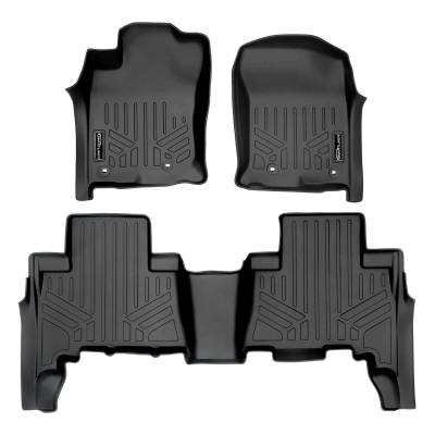 SMARTLINER - SMARTLINER SA0120/B0120 Front/Rear BLACK Floor Liners for Toyota 4Runner/GX460