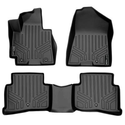 SMARTLINER - SMARTLINER SA0206/B0206 Front/Rear BLACK Floor Liners for Hyundai Tucson