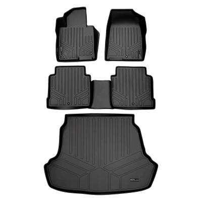 SMARTLINER - SMARTLINER SA0218/B0218/D0218 Front/Rear BLACK Floor Liners for Sonata/Optima