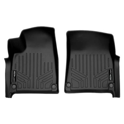 SMARTLINER - SMARTLINER SA0615 Front BLACK Floor Liners for Rivian R1S/R1T