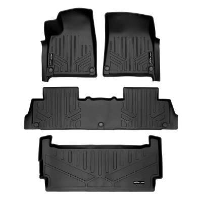 SMARTLINER - SMARTLINER SA0615/B0698/E0698 Front/Rear BLACK Floor Liners for Rivian R1S