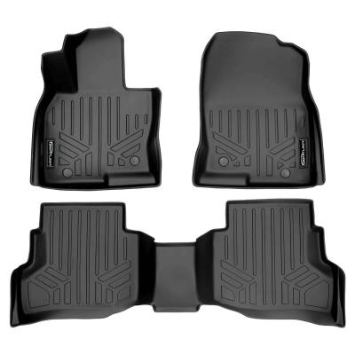 SMARTLINER - SMARTLINER SA0257/B0257 Front/Rear BLACK Floor Liners Mazda CX-9