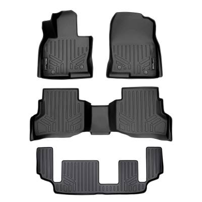 SMARTLINER - SMARTLINER SA0257/B0257/C0257 Front/Rear BLACK Floor Liners Mazda CX-9