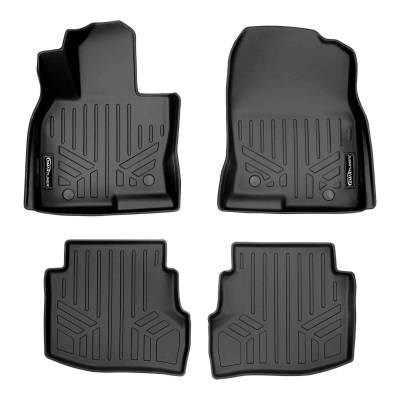 SMARTLINER - SMARTLINER SA0257/B0523 Front/Rear BLACK Floor Liners Mazda CX-9